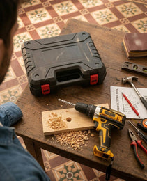 🔩Taladro Portátil Inalámbrico con Doble Batería y Múltiples Cabezales🛠️